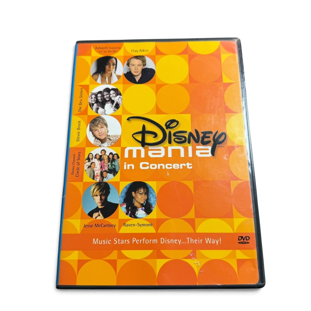 Disney Mania in Concert DVD 2005 Raven-Symone Jesse McCartney Ashanti Concert